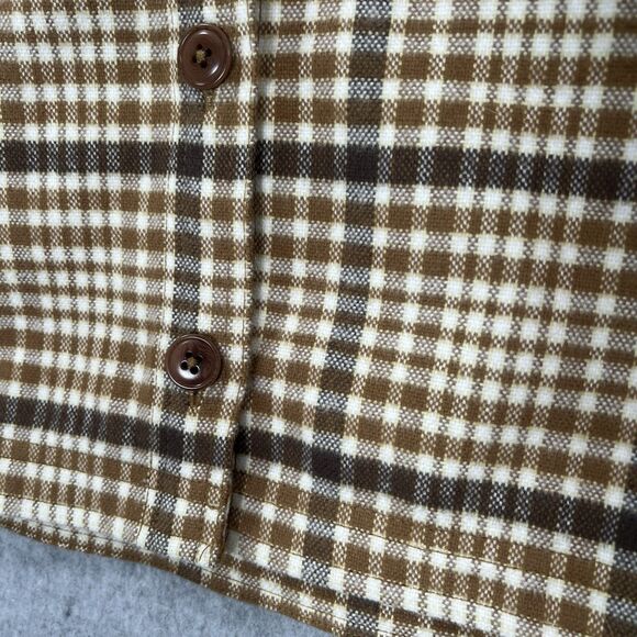 NWT The North Face Women's Valley Flannel Shirt Jacket  Utility Brown MED. $110 - Picture 3 of 16